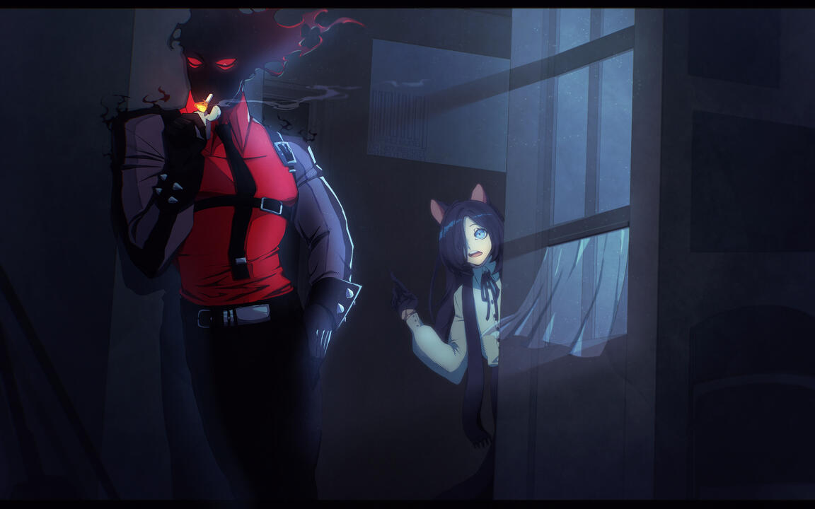Phoenix and Micah (OC) Phoenix and Micah (OC)